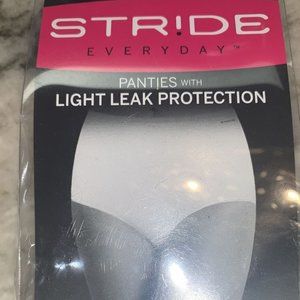 Stride Ladies Panties XL Black Light Leak Protection Cotton Underwear Briefs